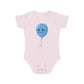 Playful Blue Balloon Baby Bodysuit