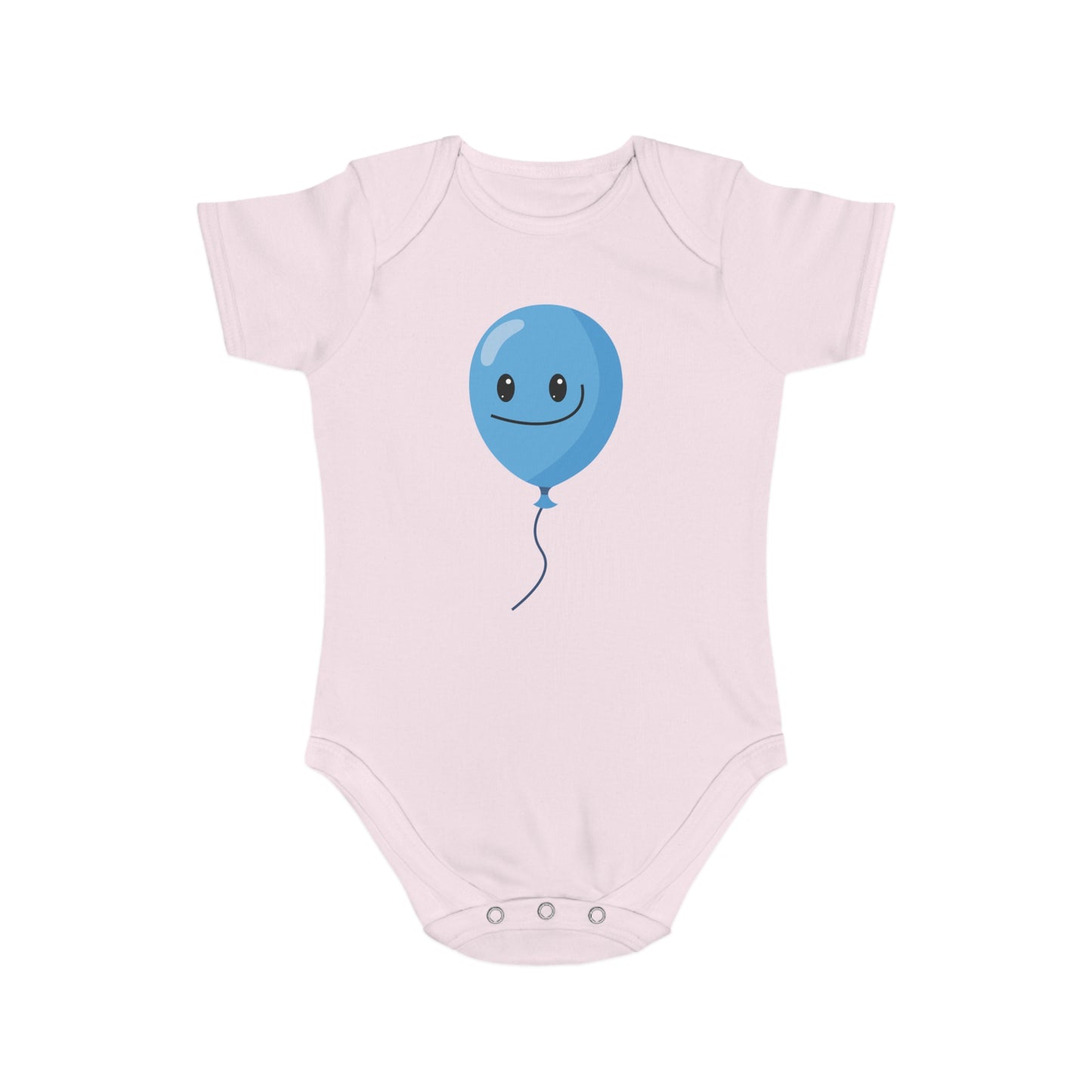 Playful Blue Balloon Baby Bodysuit