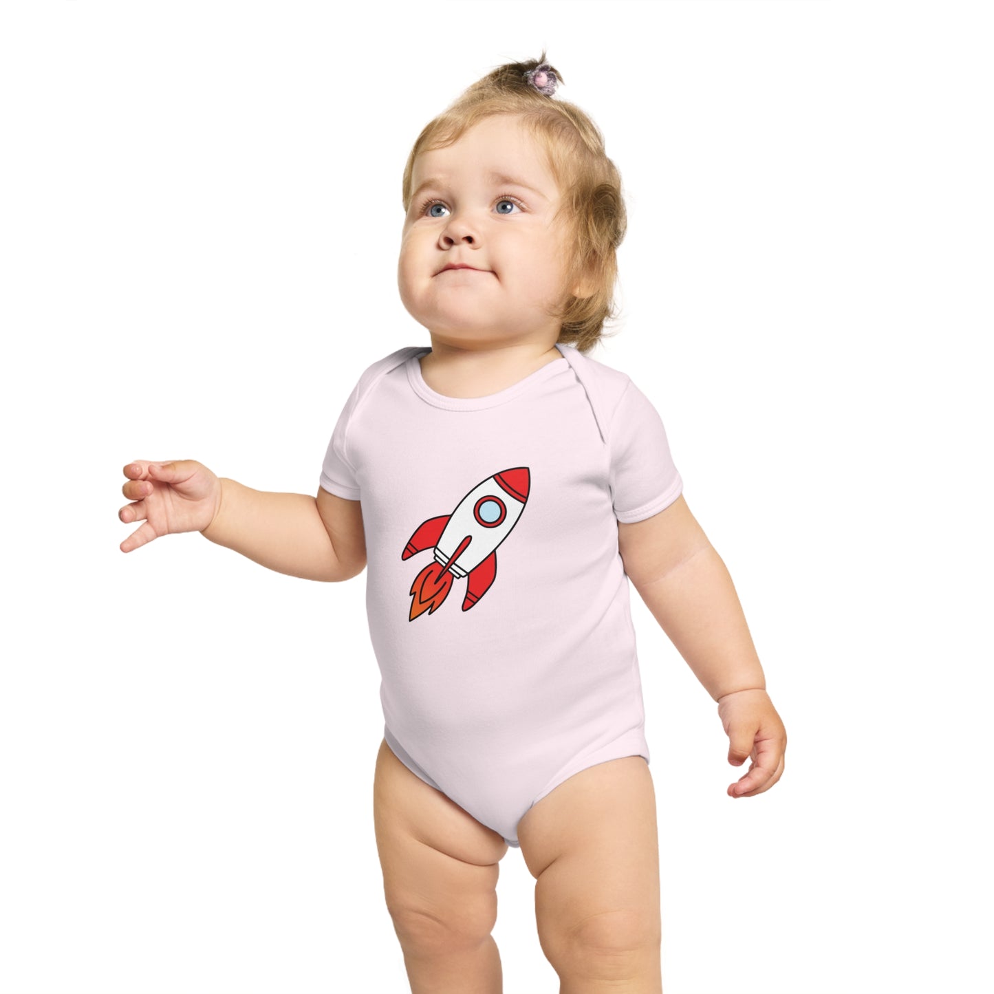 Rocket Rise design baby  bodysuit
