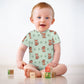 Cute Cotton Baby Fox Print Short Sleeve Romper