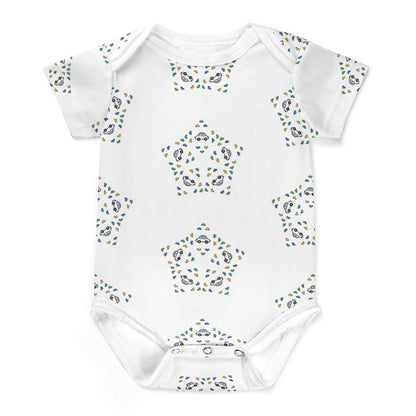 Baby Star Floral Short Sleeve Romper