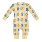 Cute Teddy Bear Long Sleeve Baby Romper | 180gsm