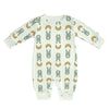 Cute Bunny & Moon Print Long Sleeve Baby Romper | 180gsm