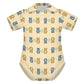 Cute Baby Short Sleeve Collared Polo Romper
