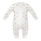 Cute Geometric Motif Cotton Long Sleeve Infant Bodysuit
