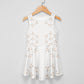 Girls' Geometric Print Sleeveless Skater Dress