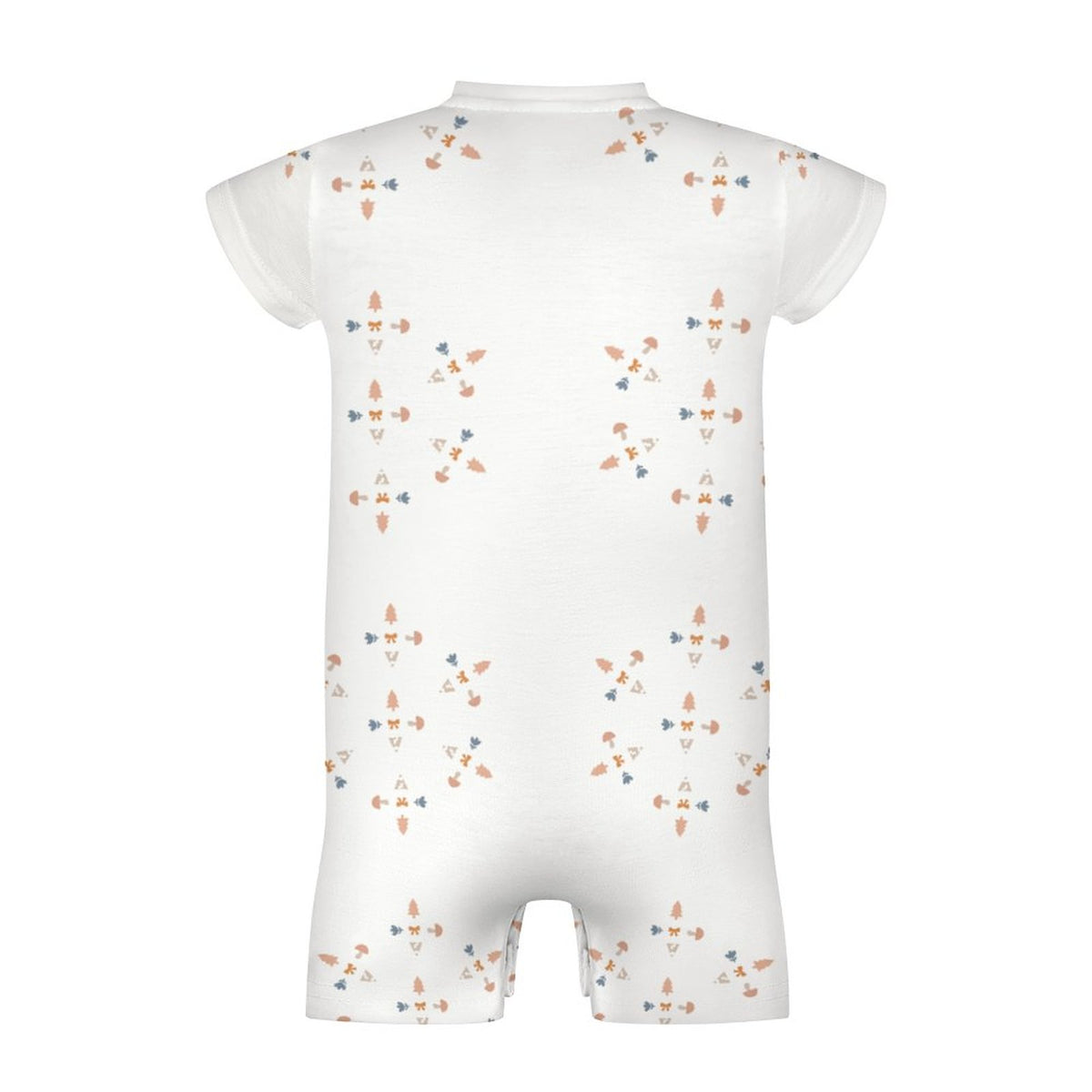 Cute Geometric Motif DTG Cotton Baby Bodysuit