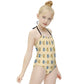 Cute Teddy Bear Halter Girls Swimsuit | One-Piece AOP