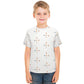 Teens' Geometric Print Short Sleeve T-Shirt