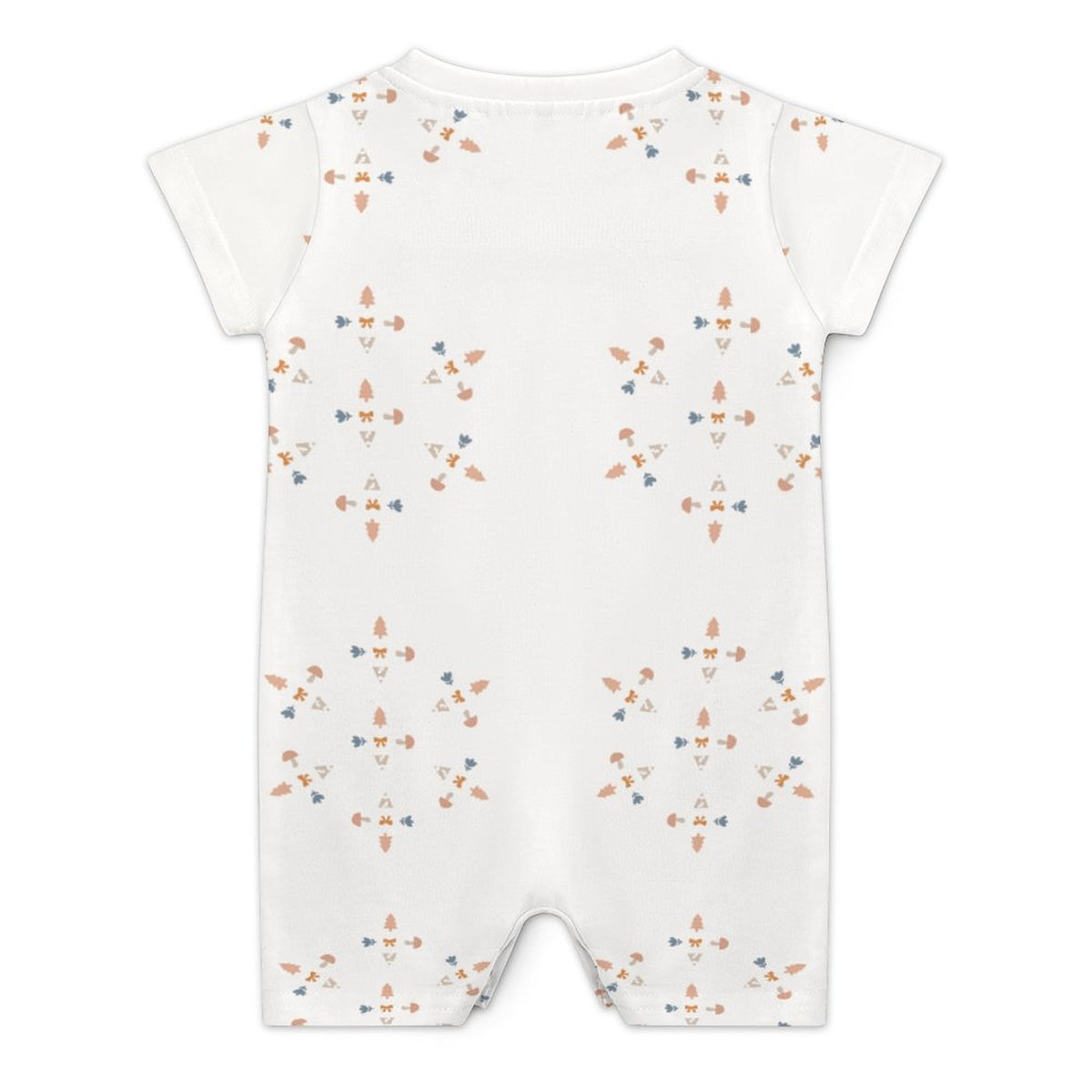 Cute Geometric Motif DTG Cotton Baby Bodysuit