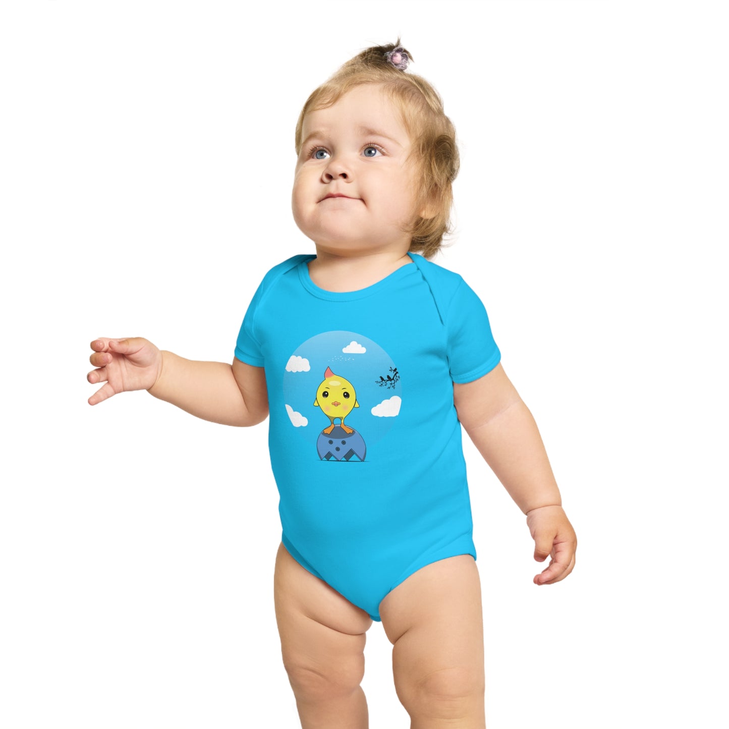 Sunny Chick design baby  bodysuit