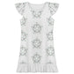Cute Star Pattern Ruffle Nightgown for Girls