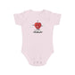 Happy Apple design baby baby bodysuit