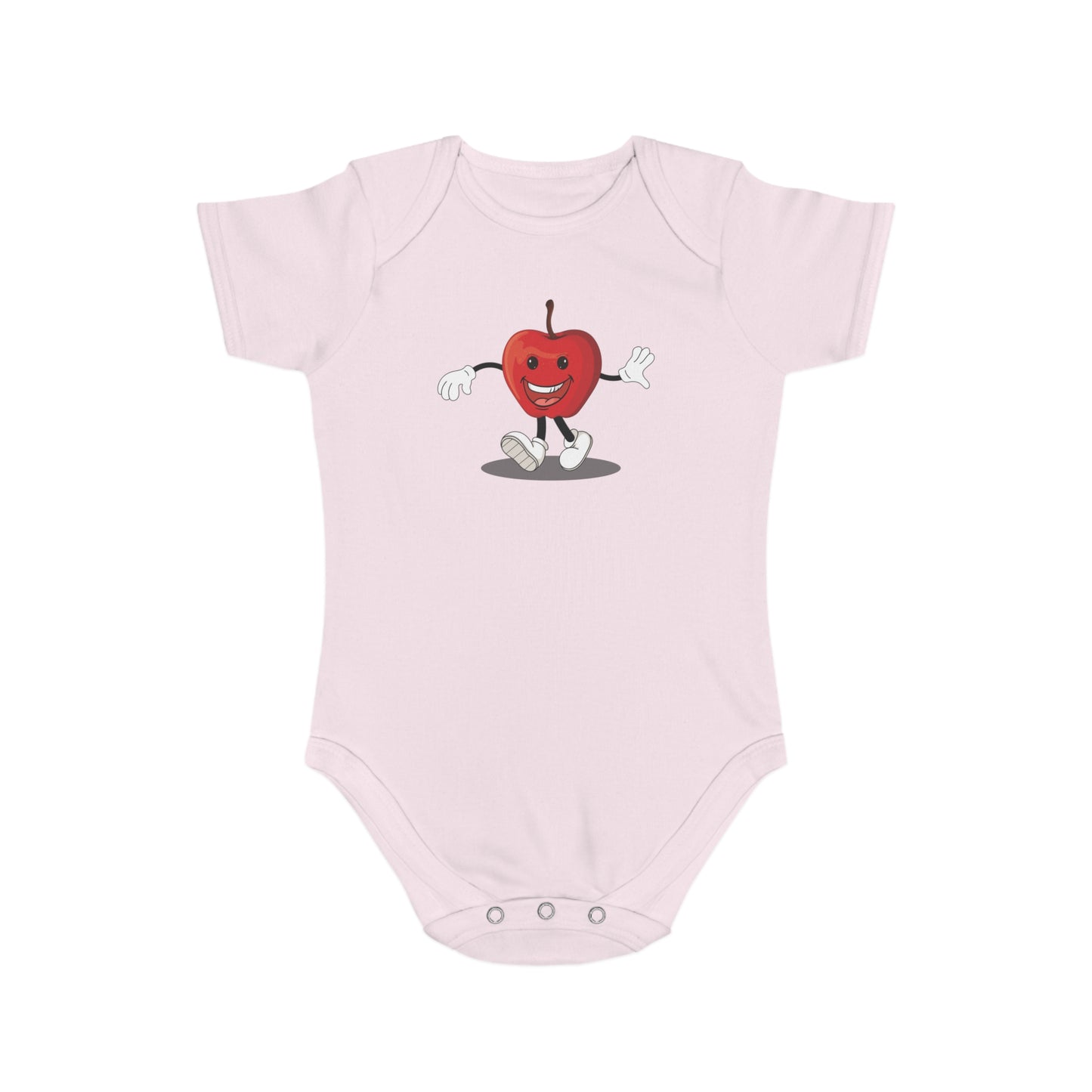 Happy Apple design baby baby bodysuit