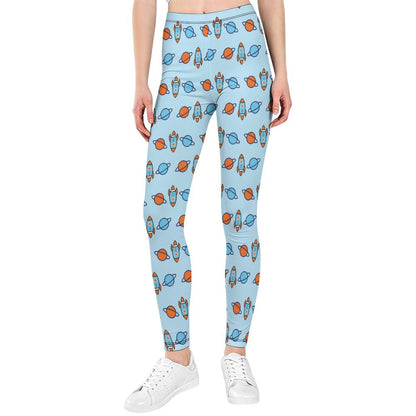 Custom Girls Yoga Leggings | 180gsm All-Over Print