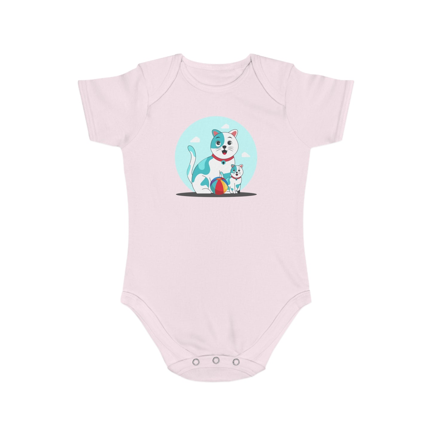 Playful Cats design baby  bodysuit