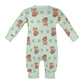 Cute Fox Print Long Sleeve Baby Romper | 180gsm