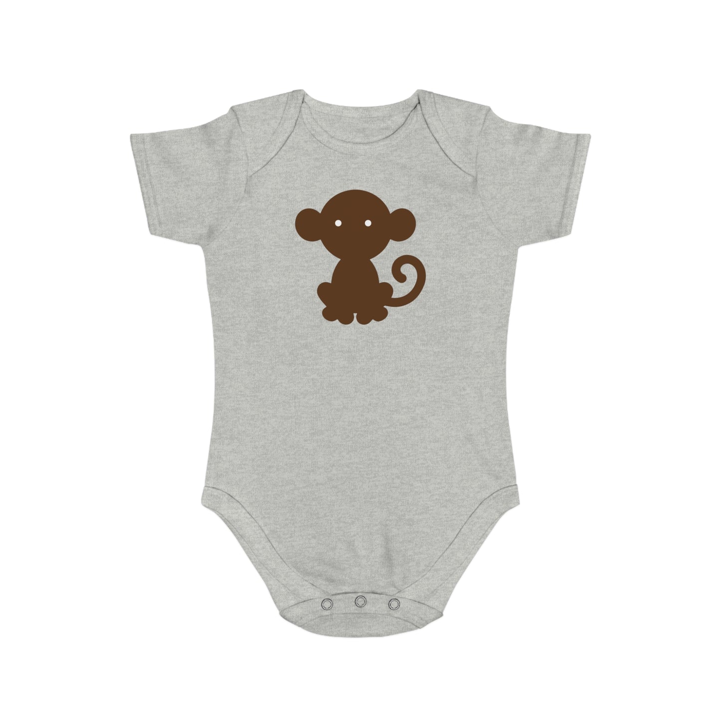 Cheeky Monkey design baby bodysuit