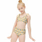 Cute Teddy Bear Tie-Strap Bikini Set for Girls | Custom AOP