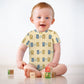 Cute Baby Short Sleeve Bear Print Romper