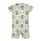 Cute Cotton Baby Fox Print Short Sleeve Romper