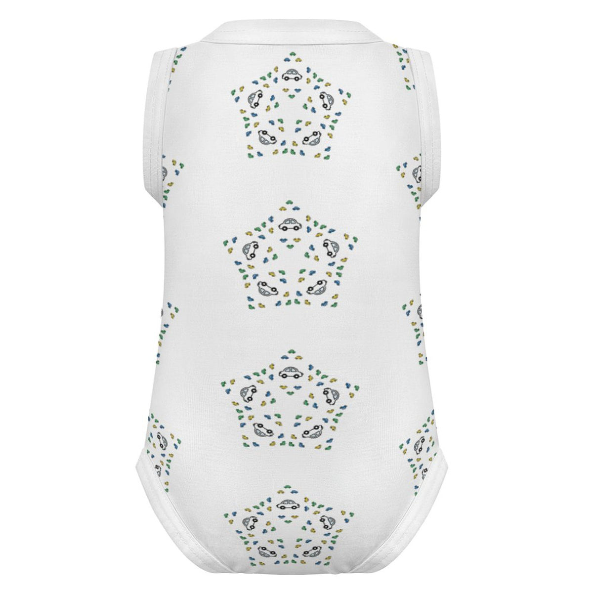 Baby Geometric Star Sleeveless Romper