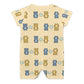Cute Teddy Bear Short Sleeve Baby Bodysuit | 180gsm