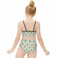 Cute Fox Print Cami Bikini Set for Girls | Custom AOP