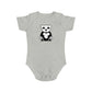 Cute Panda Heart design baby bodysuit