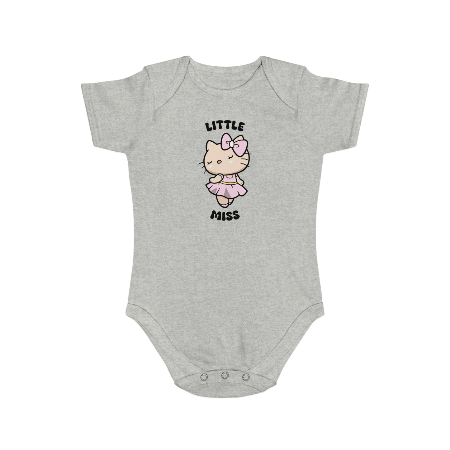 Little Miss Kitty design baby bodysuit