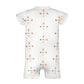 Baby Geometric Print Short Sleeve Cotton Romper