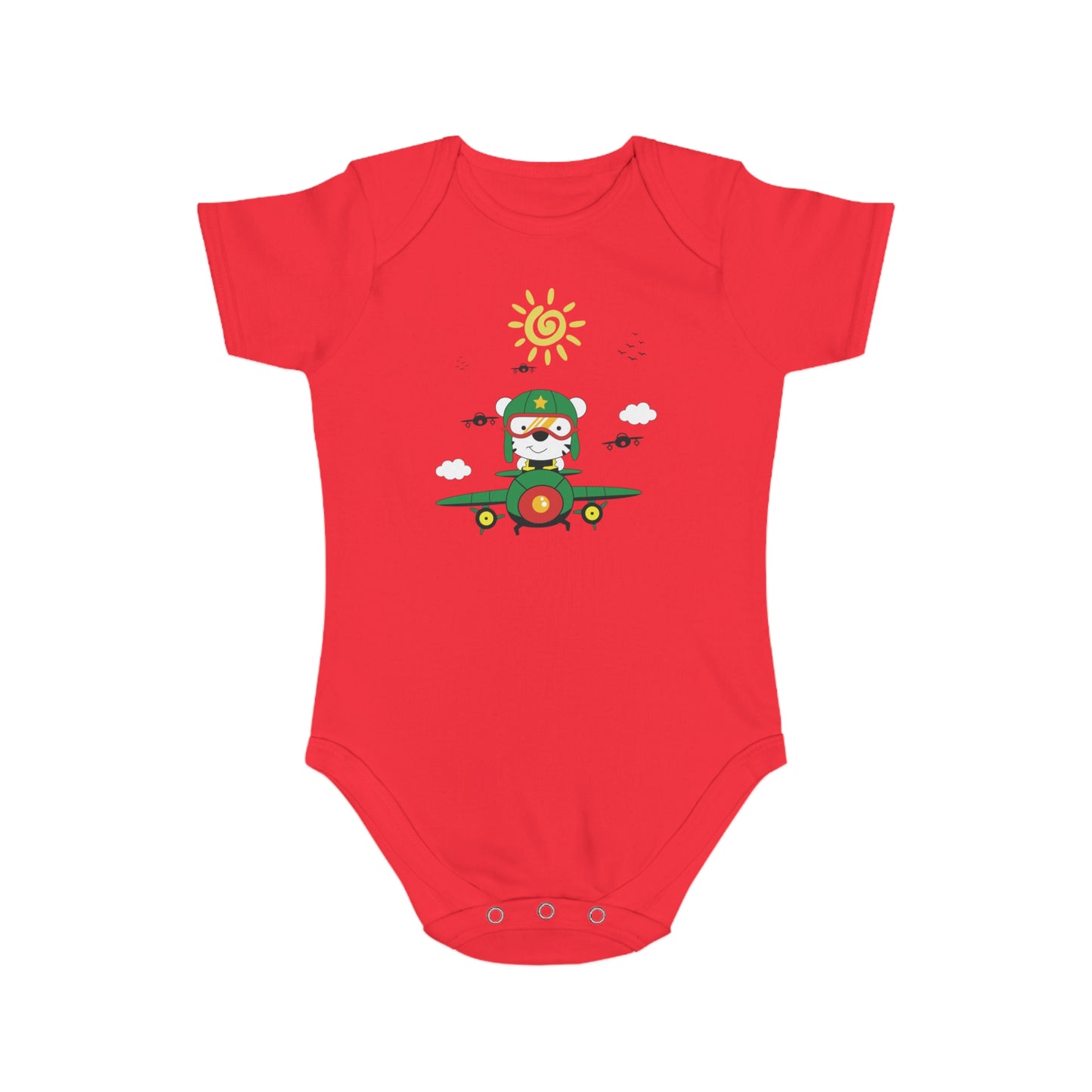 Pilot Vibes design baby bodysuit