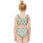 Cute Fox Print Tie-Strap Bikini Set for Girls | Custom AOP