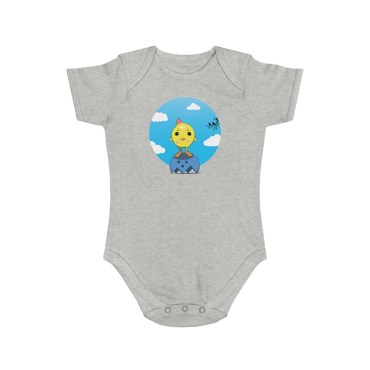Sunny Chick design baby  bodysuit