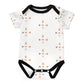 Baby Geometric Print Cotton Short Sleeve Onesie