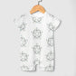 Baby Geometric Star Short Sleeve Romper