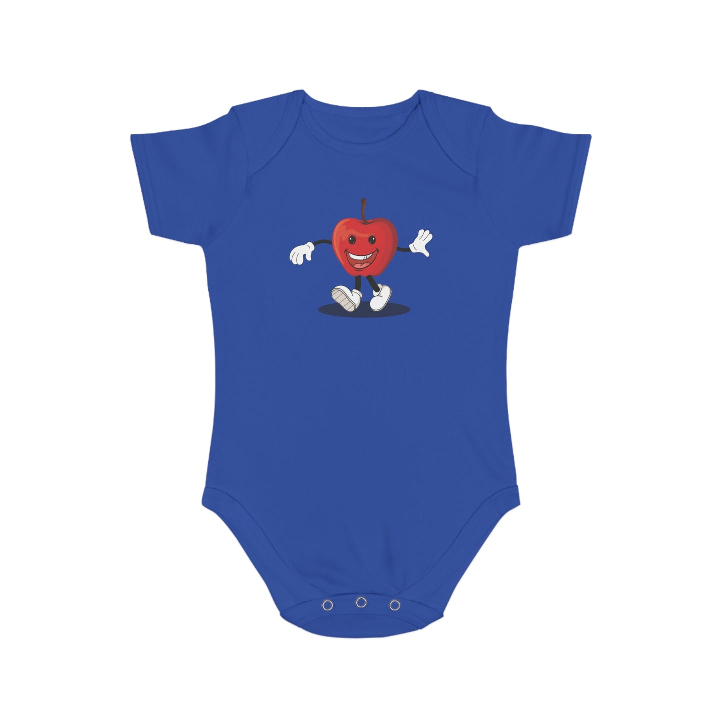 Happy Apple design baby baby bodysuit