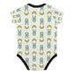 Cute Cotton Baby Bunny & Moon Print Onesie