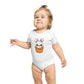 Bunny In A Basket design baby bodysuit