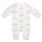 Infant Geometric Print Cotton Long Sleeve Bodysuit