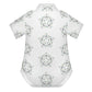 Baby Geometric Star Short Sleeve Polo Romper