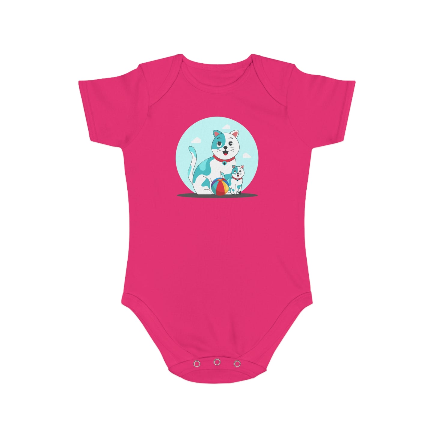 Playful Cats design baby  bodysuit