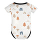 Baby White Forest Pattern Cotton Bodysuit