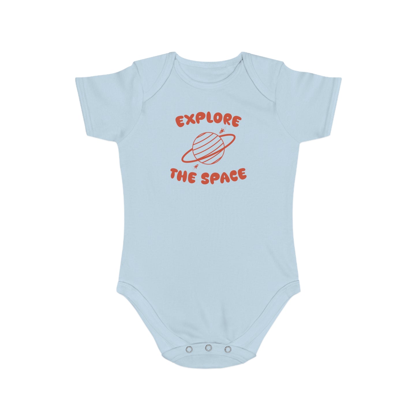 Cosmic Explorer design baby bodysuit