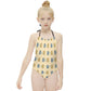 Cute Teddy Bear Halter Girls Swimsuit | One-Piece AOP