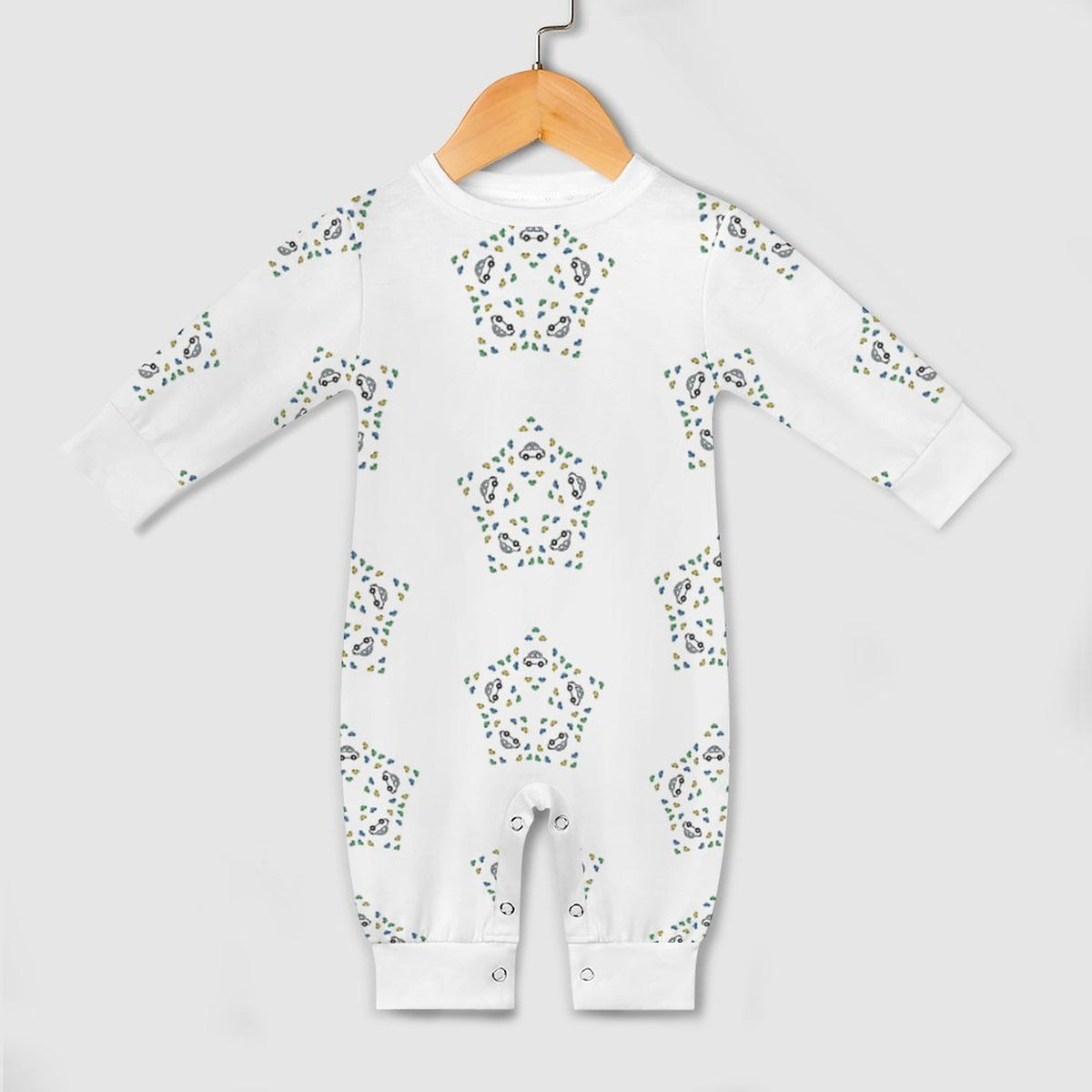 Baby Star Floral Lightweight Long Sleeve Romper
