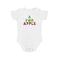 A for Apple design Cotton baby bodysuit