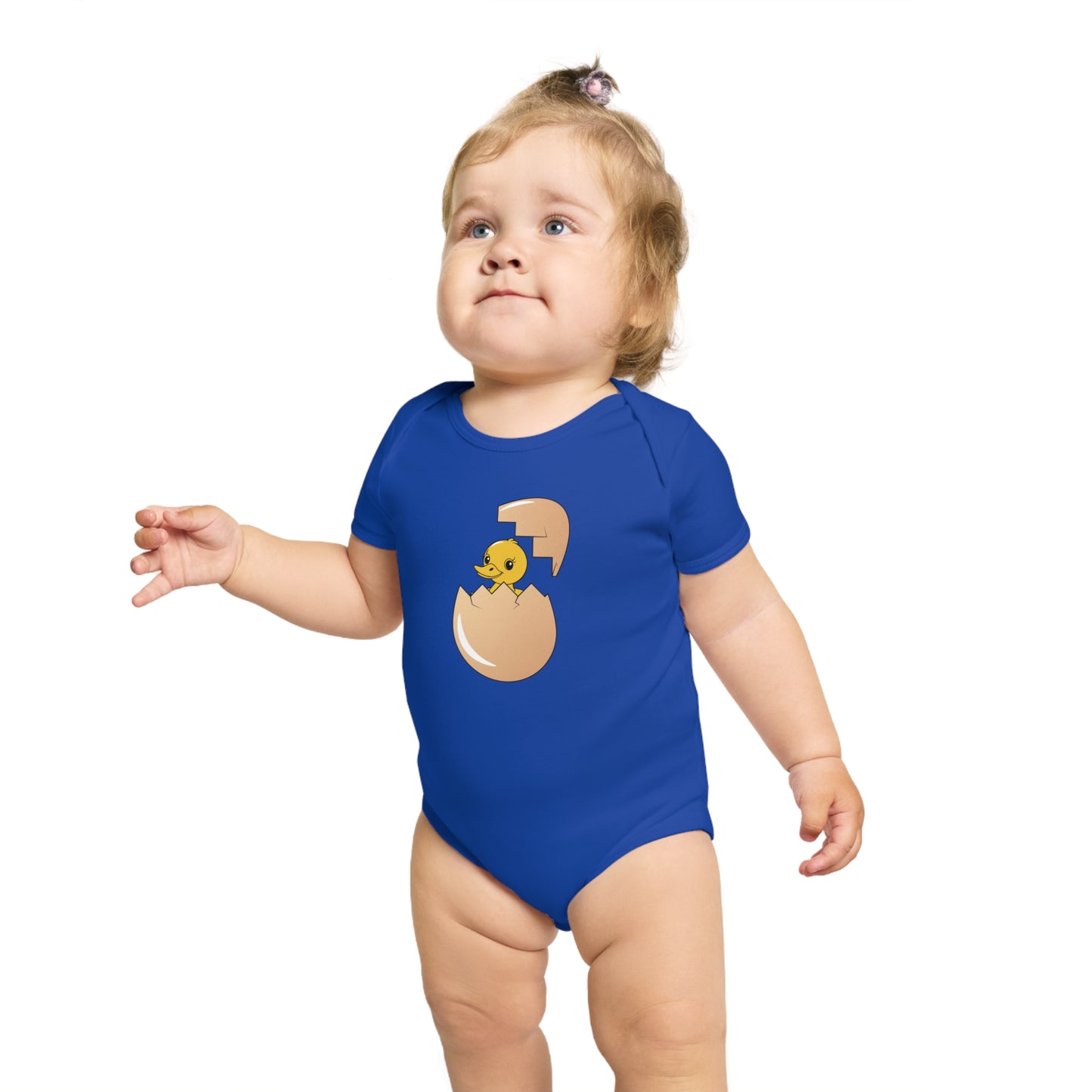 Just Hatched design baby bodysuit