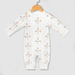 Infant Geometric Print Cotton Long Sleeve Bodysuit