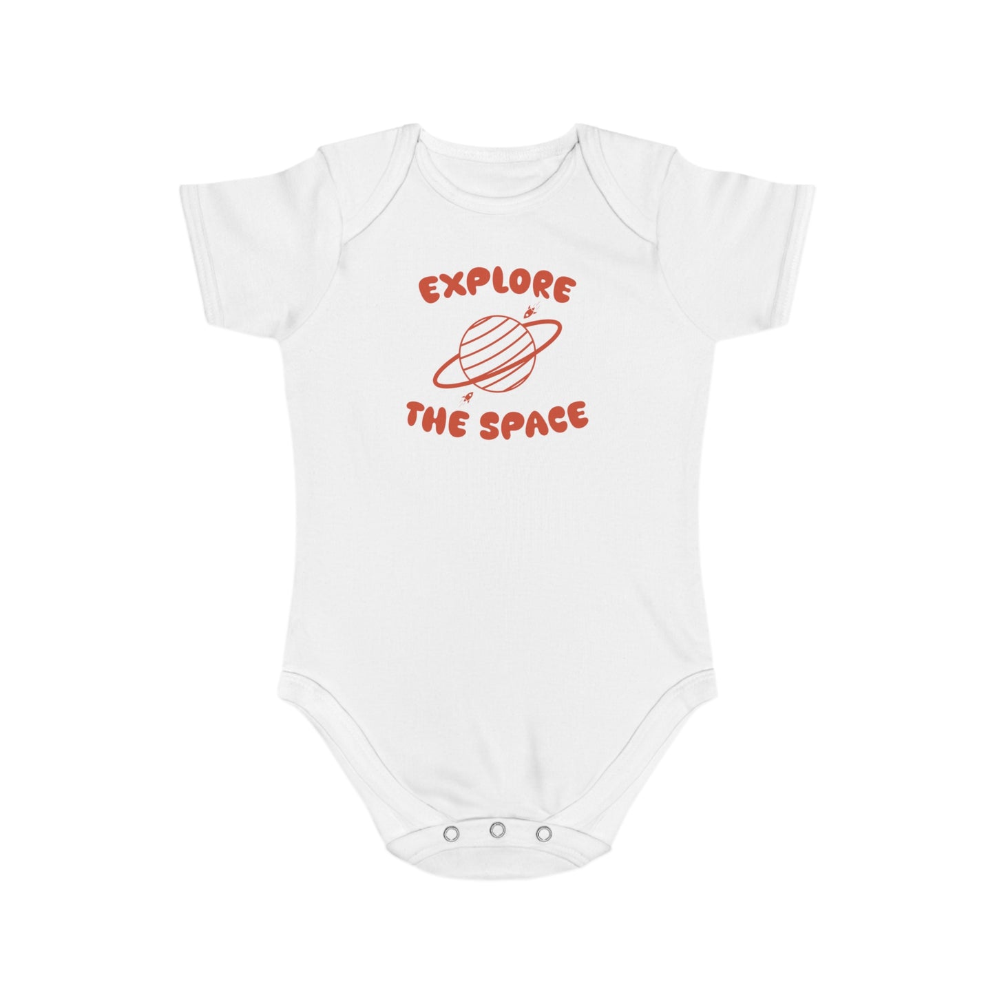 Cosmic Explorer design baby bodysuit